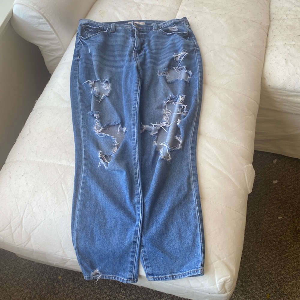 High rise mom jeans